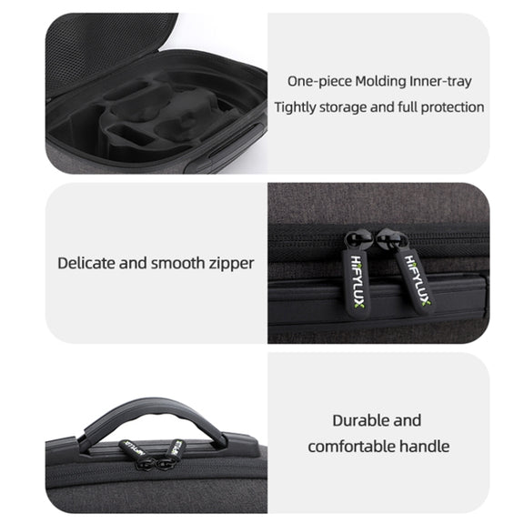 For PICO 4 Hifylux PC-BF16 VR Glasses All-in-one Headwear Protective Storage Bag(Black)