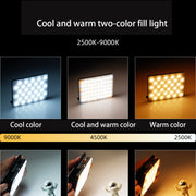 V11 Cool & Warm  With Screen  5W Mobile Phone Fill Light Live Broadcast Pocket Light