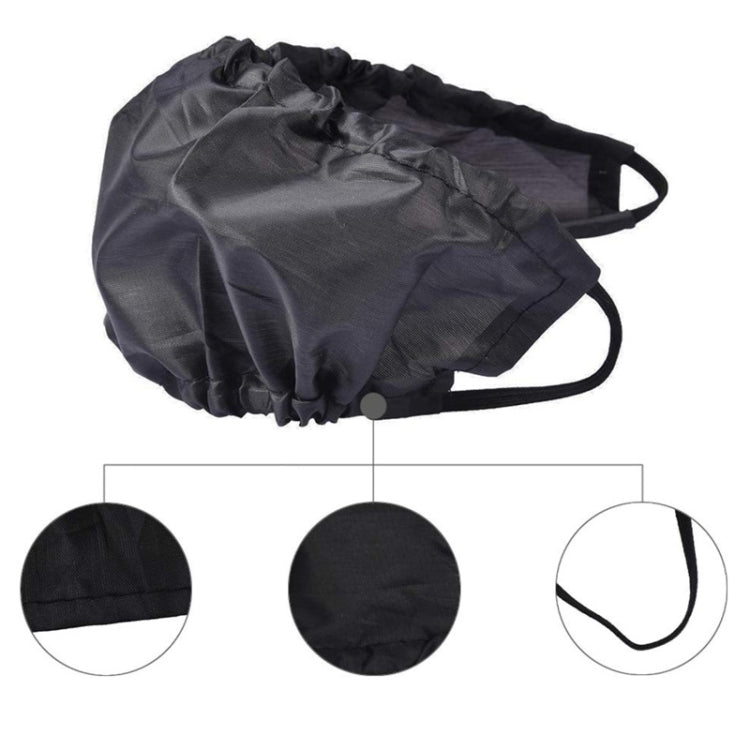 Men Beard Cover Oil and Stain Resistant Beard Pouch(Black)