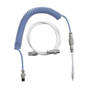 Ajazz AL60 USB To Type-C/USB-C Keyboard Extension Line Single Hole Connector, Cable Length: 2.3m(Sky Blue)
