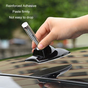 Car Solar Shark Fin With Antenna LED Warning Light, Specification: Black with Remote Control