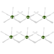 For iRobot i7 i7+ E5 E6 i3 Vacuum Cleaner Accessories 6pcs Pentagonal Side Brush