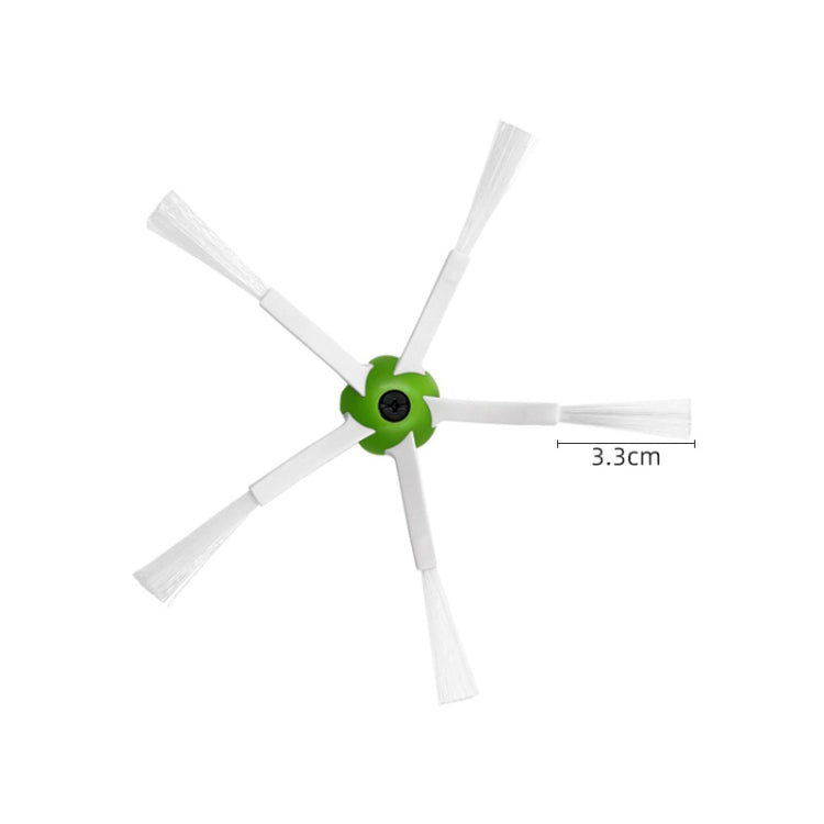 For iRobot i7 i7+ E5 E6 i3 Vacuum Cleaner Accessories 6pcs Pentagonal Side Brush