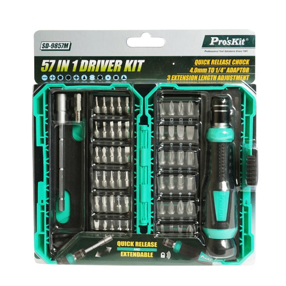 ProsKit SD-9857M 57 In 1 Repair Screwdriver Set Phone Computer Disassembly Tools