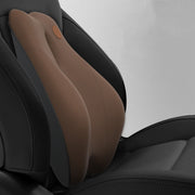 SR-21 Car Lumbar Cushion Headrest Seat Memory Foam Accessories, Style: Ordinary Lumbar Support (Brown)
