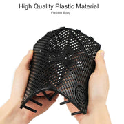 8pcs Fish Tank Bottom Filter Board Sand Mat(Black Tablet)