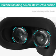 For Oculus Quest 2 Hifylux Q2-QF11 1pair Myopia Lens Frame Aspheric Resin VR Glasses Accessories(600 Degrees)