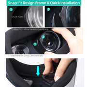 For Oculus Quest 2 Hifylux Q2-QF11 1pair Myopia Lens Frame Aspheric Resin VR Glasses Accessories(400 Degrees)