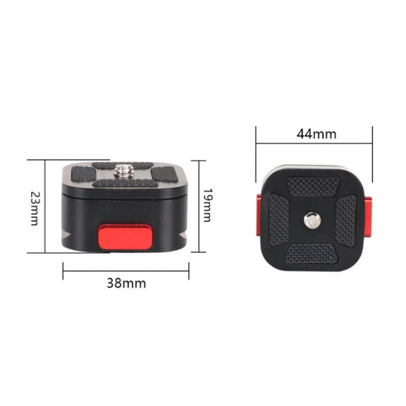 Z049 Quartet Mini Quick Release Plate Clamp for DSLR Camera Camcorder Tripod Monopod