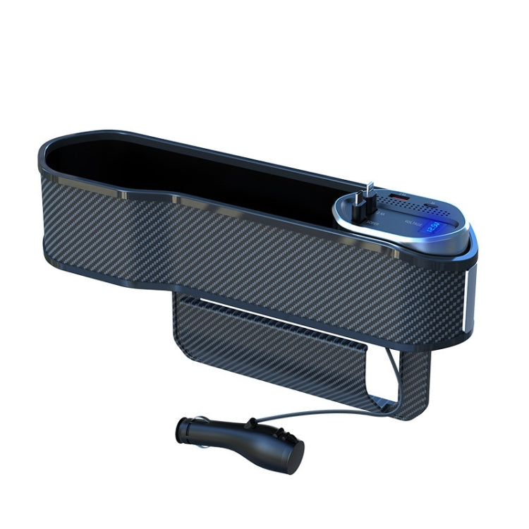 Vehicle Seat Gap Storage Box Organizer Front Seat Console Side Pocket ,Spec: No Wireless Charging Upgrade Wire