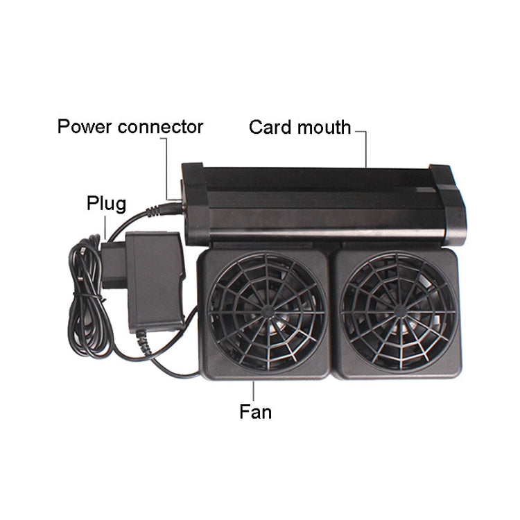 Fish Tank Cooling Fan Cooling Silent Aquarium Fan, Specification: 1 Head US Plug