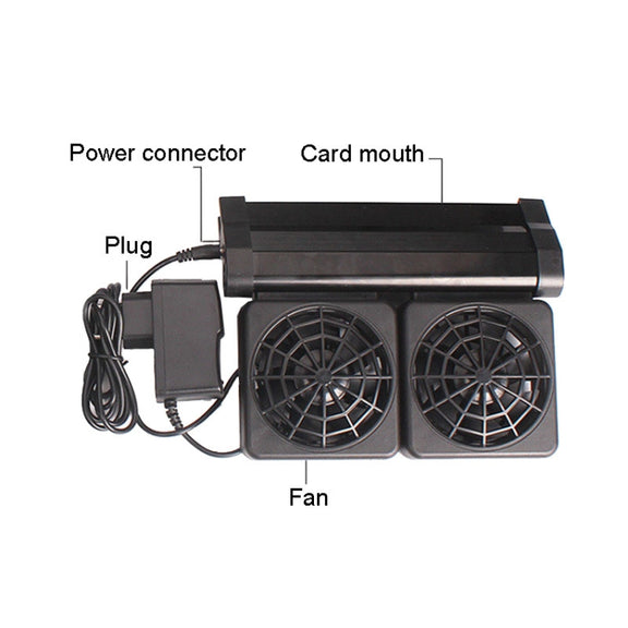 Fish Tank Cooling Fan Cooling Silent Aquarium Fan, Specification: 1 Head US Plug