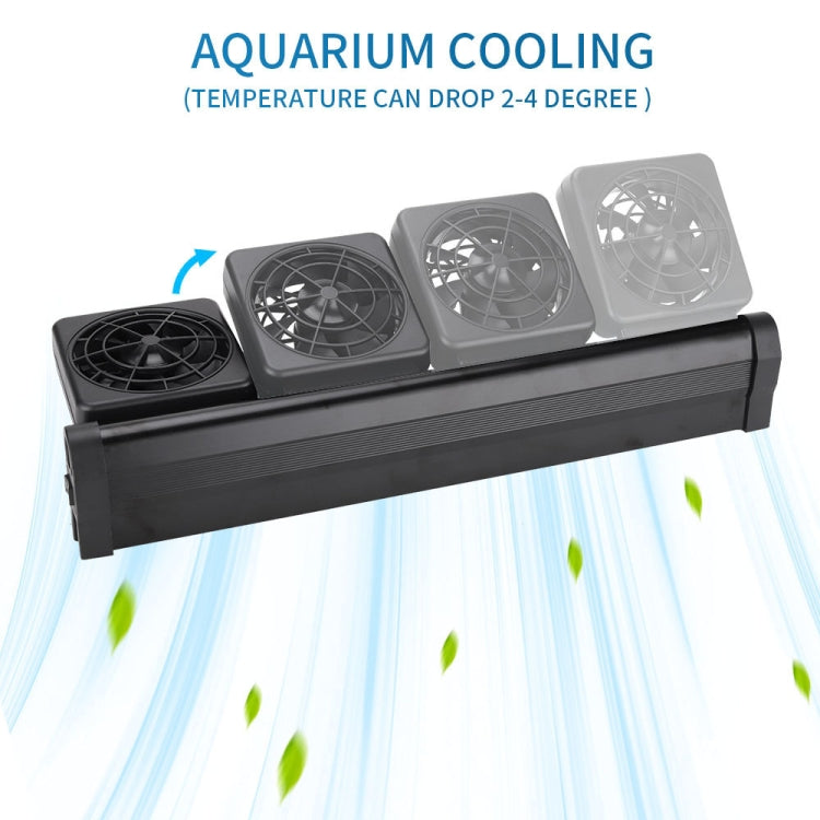 Fish Tank Cooling Fan Cooling Silent Aquarium Fan, Specification: 3 Head US Plug