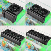Fish Tank Cooling Fan Cooling Silent Aquarium Fan, Specification: 1 Head UK Plug