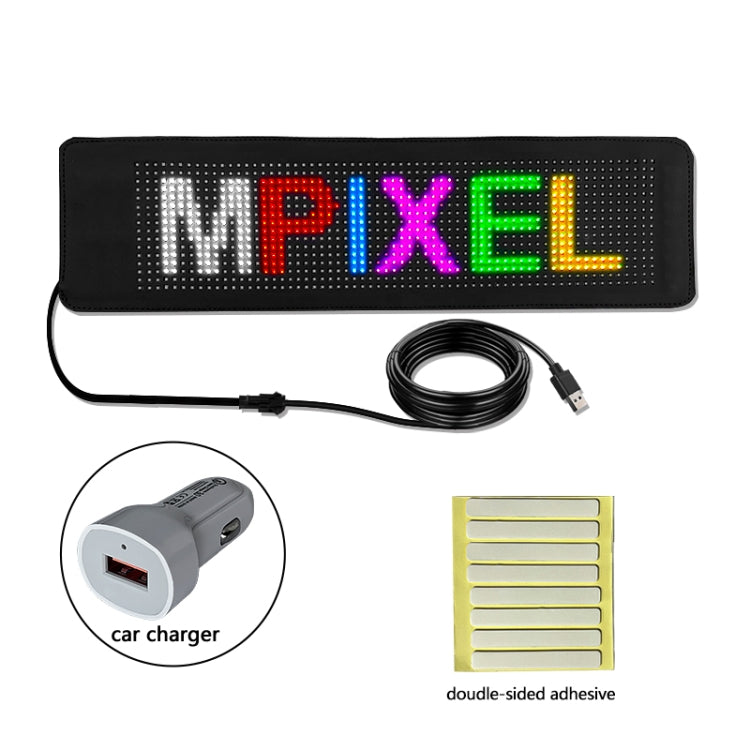 500x150mm Vehicle Rear Window Color Flexible LED Electronic Screen