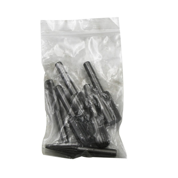 Hard High Carbon Steel Rotary Carving Knife Abrasive Processing Grinding Head Set(6pcs/set)