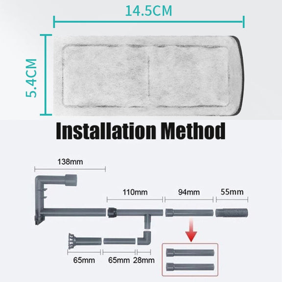 Jeneca XP-03 Small Aquarium External Waterfall Filter, CN Plug
