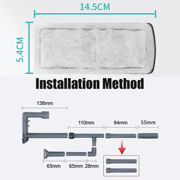 Jeneca XP-11 Small Aquarium External Waterfall Filter, CN Plug