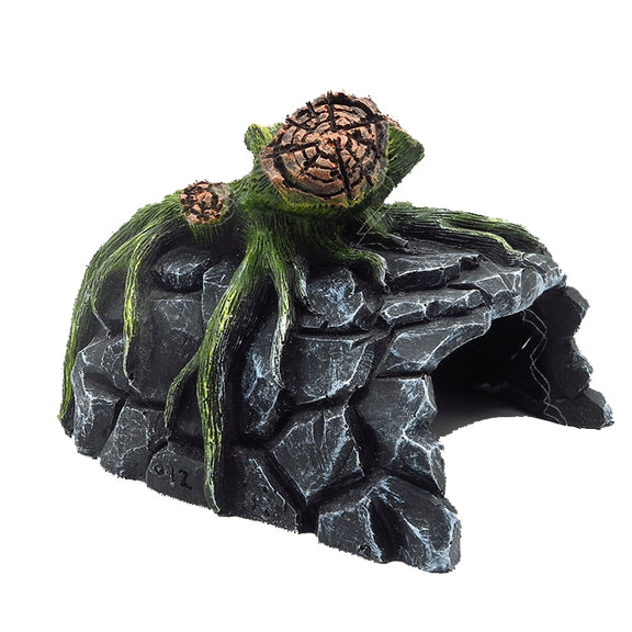 GT023 Resin Turtle Sunbed Climbing Table Stump Hideaway House Sunback Table