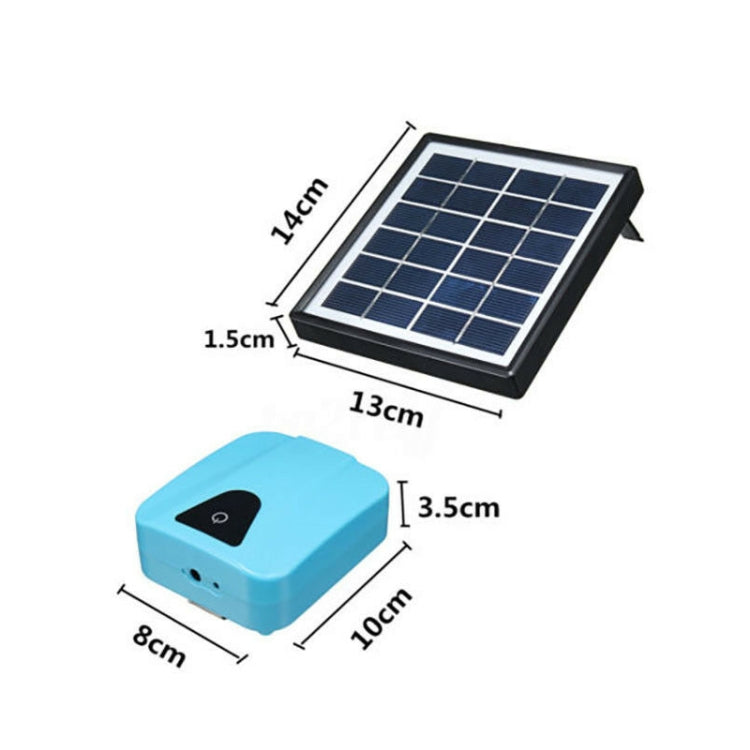 AP003 AC/DC Dual-use Aquarium Oxygen Pump Outdoor Solar Oxygen Pump for Fishing(Green)