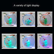 USB Jellyfish Fish Tank Multifunctional Electronic Mini Jellyfish Box(White)