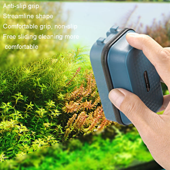 8424 Ordinary+Carbon Blade Fish Tank Magnetic Brush Aquarium Glass Moss Removal Cleaning Brush