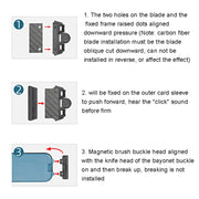 8425 Enhanced+Carbon Blade Fish Tank Magnetic Brush Aquarium Glass Moss Removal Cleaning Brush