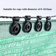 50pcs /Pack Sunshade Net Clip Garden Greenhouse Netting Shade Cloth Fastener(Black)