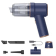 Small Wireless Charging Car Vacuum Cleaner Handheld High Power Vacuum Cleaner, Sort by color: 117CG-Blue - free shipping - PMC TechLife - Order now!