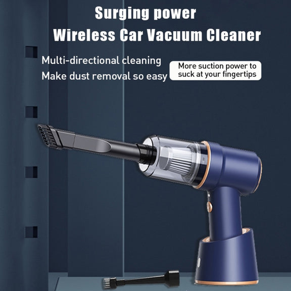 Small Wireless Charging Car Vacuum Cleaner Handheld High Power Vacuum Cleaner, Sort by color: 117CD-White
