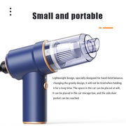 Small Wireless Charging Car Vacuum Cleaner Handheld High Power Vacuum Cleaner, Sort by color: 117CD-White