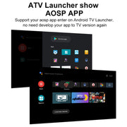 Q5 TV Set-Top Box 2G+8G Dual WiFi+Bluetooth Voice Remote HD Player(UK Plug)