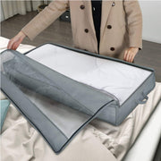 Non-Woven Quilt Storage Bag Home Dustproof Finishing Bag Moving Packing Bag 100 x 50 x 15cm(Light Gray)