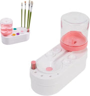 2nd Generation Oil Painting Brush Cleaner Tool with Water Container Paint Pen Washer(Green)