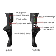 JSK-4300B 4.3 inch Handheld 12V Output Network Cable Monitoring Tester(With US Plug Power Adapter)