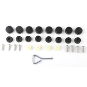 For North American Models Silicone License Plate Frame, Specification: Screw Accessories