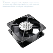 FP20060 220V 20cm Chassis Cabinet Metal Case Low Noise Cooling Fan