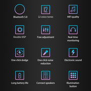 NC-A1 Bluetooth 5.0 Sound Card 12 Kinds Of Sound Effects Support Real-Time Monitoring