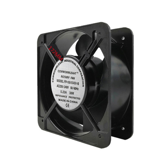 220V 38W 15cm Roller Chassis Electrical Cabinet Shaft Double Rolling Ball Bearing Fan