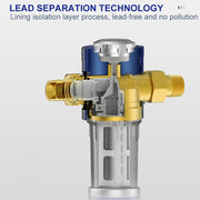 WHEELTON WHT-P0038 Home Whole House High Flow Pre-filter Automatic Rotating Central Water Purifier