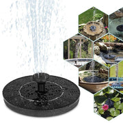 13cm  Solar Water Fountain Pool Outdoor Bird Bath Solar Powered Fountain Floating Water