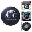 16 inch PVC Faux Leather Spare Wheel Cover Rear Tire Protector - Window Foils & Solar Protection by PMC TechLife | Online Shopping South Africa | PMC TechLife | Buy Now Pay Later Mobicred