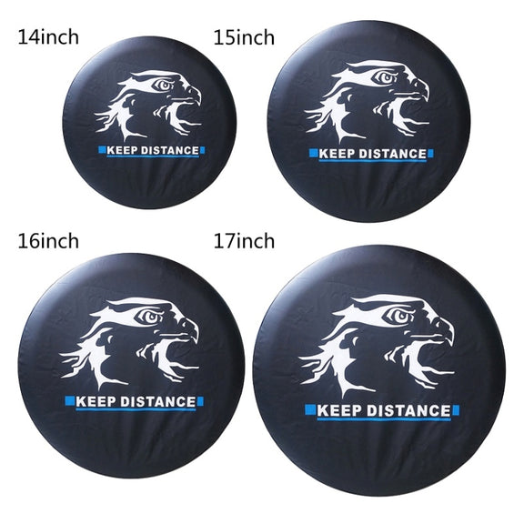 14 inch PVC Faux Leather Spare Wheel Cover Rear Tire Protector