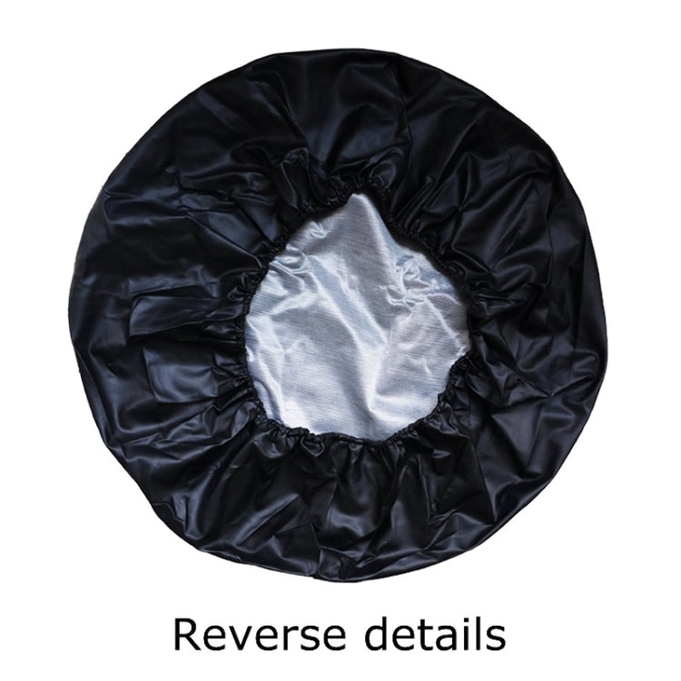 16 inch PVC Faux Leather Spare Wheel Cover Rear Tire Protector