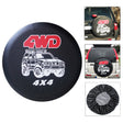 14 inch PVC Faux Leather Spare Wheel Cover Rear Tire Protector - Window Foils & Solar Protection by PMC TechLife | Online Shopping South Africa | PMC TechLife | Buy Now Pay Later Mobicred