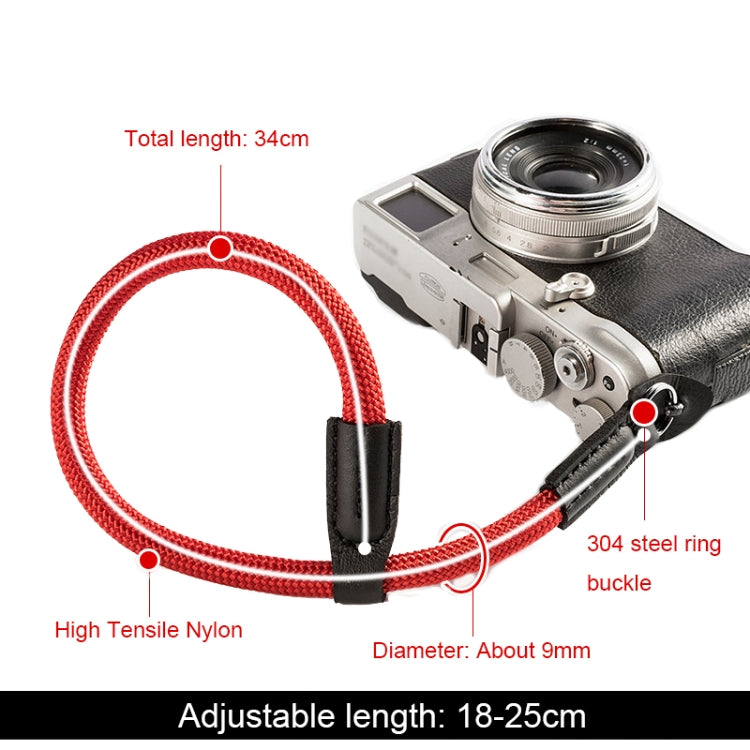Climbing Rope Camera Wrist Strap SLR Camera Wear-resistant Bracelet(Green)