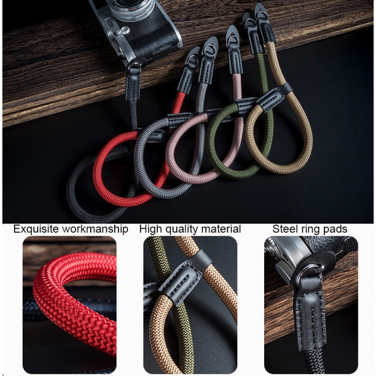 Climbing Rope Camera Wrist Strap SLR Camera Wear-resistant Bracelet(Green)