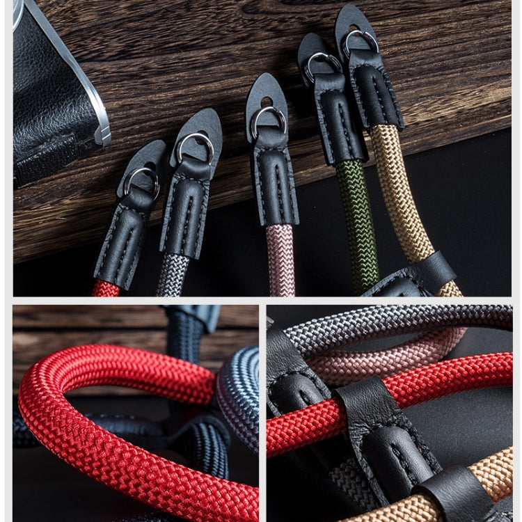 Climbing Rope Camera Wrist Strap SLR Camera Wear-resistant Bracelet(Green)