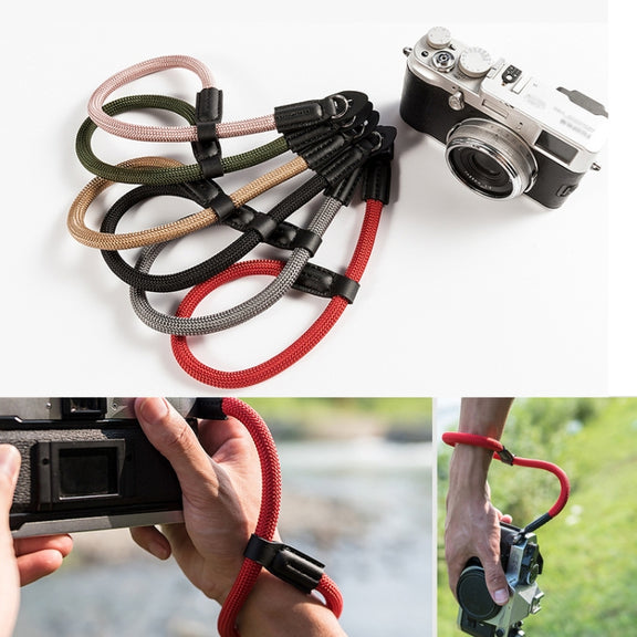 Climbing Rope Camera Wrist Strap SLR Camera Wear-resistant Bracelet(Green)