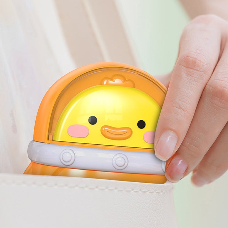 CS1327 Small USB Charging Cartoon Hanging Neck Fan Portable Leafless Silent Mini Fan(Pig)